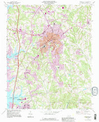 Mooresville North Carolina Historical topographic map, 1:24000 scale, 7.5 X 7.5 Minute, Year 1993