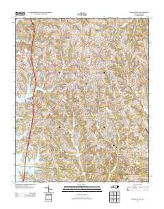 Mooresville North Carolina Historical topographic map, 1:24000 scale, 7.5 X 7.5 Minute, Year 2013