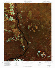 Mooretown North Carolina Historical topographic map, 1:24000 scale, 7.5 X 7.5 Minute, Year 1980
