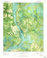Mooretown North Carolina Historical topographic map, 1:24000 scale, 7.5 X 7.5 Minute, Year 1970