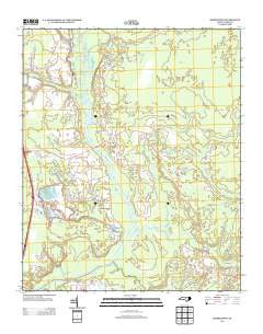 Mooretown North Carolina Historical topographic map, 1:24000 scale, 7.5 X 7.5 Minute, Year 2013
