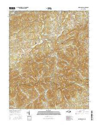 Moravian Falls North Carolina Current topographic map, 1:24000 scale, 7.5 X 7.5 Minute, Year 2016