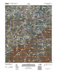 Morganton South North Carolina Historical topographic map, 1:24000 scale, 7.5 X 7.5 Minute, Year 2010