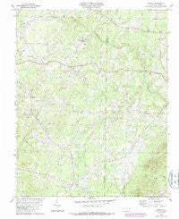 Moriah North Carolina Historical topographic map, 1:24000 scale, 7.5 X 7.5 Minute, Year 1981