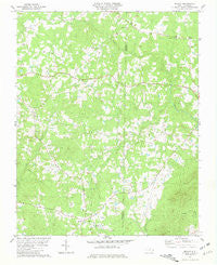 Moriah North Carolina Historical topographic map, 1:24000 scale, 7.5 X 7.5 Minute, Year 1981