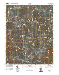 Moriah North Carolina Historical topographic map, 1:24000 scale, 7.5 X 7.5 Minute, Year 2010