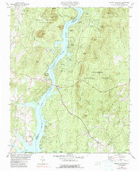 Morrow Mountain North Carolina Historical topographic map, 1:24000 scale, 7.5 X 7.5 Minute, Year 1981