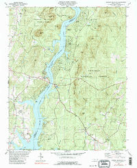 Morrow Mountain North Carolina Historical topographic map, 1:24000 scale, 7.5 X 7.5 Minute, Year 1981
