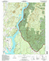 Morrow Mountain North Carolina Historical topographic map, 1:24000 scale, 7.5 X 7.5 Minute, Year 1994