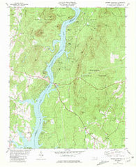 Morrow Mountain North Carolina Historical topographic map, 1:24000 scale, 7.5 X 7.5 Minute, Year 1981