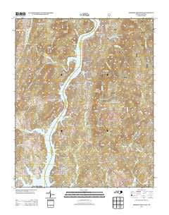 Morrow Mountain North Carolina Historical topographic map, 1:24000 scale, 7.5 X 7.5 Minute, Year 2013