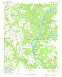 Morven East North Carolina Historical topographic map, 1:24000 scale, 7.5 X 7.5 Minute, Year 1971