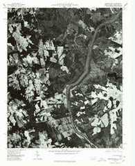 Morven East North Carolina Historical topographic map, 1:24000 scale, 7.5 X 7.5 Minute, Year 1976