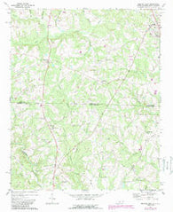 Morven West North Carolina Historical topographic map, 1:24000 scale, 7.5 X 7.5 Minute, Year 1971