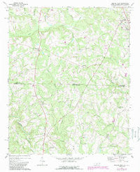 Morven West North Carolina Historical topographic map, 1:24000 scale, 7.5 X 7.5 Minute, Year 1971