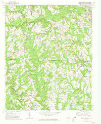 Morven West North Carolina Historical topographic map, 1:24000 scale, 7.5 X 7.5 Minute, Year 1971