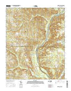 Morven East North Carolina Current topographic map, 1:24000 scale, 7.5 X 7.5 Minute, Year 2016