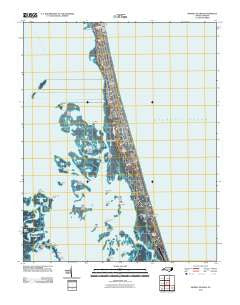 Mossey Islands North Carolina Historical topographic map, 1:24000 scale, 7.5 X 7.5 Minute, Year 2010