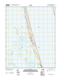 Mossey Islands North Carolina Historical topographic map, 1:24000 scale, 7.5 X 7.5 Minute, Year 2013