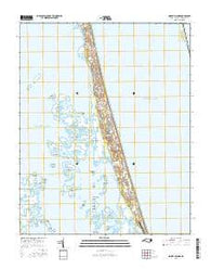 Mossey Islands North Carolina Current topographic map, 1:24000 scale, 7.5 X 7.5 Minute, Year 2016