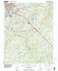 Mount Airy South North Carolina Historical topographic map, 1:24000 scale, 7.5 X 7.5 Minute, Year 1996