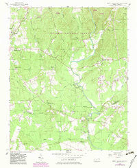 Mount Gilead East North Carolina Historical topographic map, 1:24000 scale, 7.5 X 7.5 Minute, Year 1956