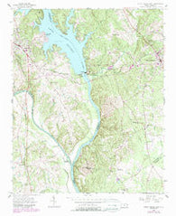 Mount Gilead West North Carolina Historical topographic map, 1:24000 scale, 7.5 X 7.5 Minute, Year 1956