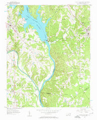 Mount Gilead West North Carolina Historical topographic map, 1:24000 scale, 7.5 X 7.5 Minute, Year 1956
