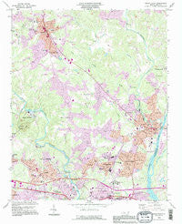 Mount Holly North Carolina Historical topographic map, 1:24000 scale, 7.5 X 7.5 Minute, Year 1993