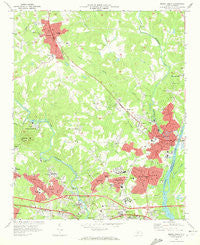 Mount Holly North Carolina Historical topographic map, 1:24000 scale, 7.5 X 7.5 Minute, Year 1970