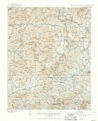 Mount Mitchell North Carolina Historical topographic map, 1:125000 scale, 30 X 30 Minute, Year 1900