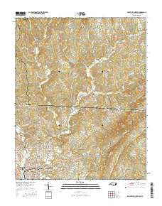Mount Airy North North Carolina Current topographic map, 1:24000 scale, 7.5 X 7.5 Minute, Year 2016