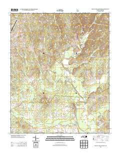 Mount Gilead East North Carolina Historical topographic map, 1:24000 scale, 7.5 X 7.5 Minute, Year 2013
