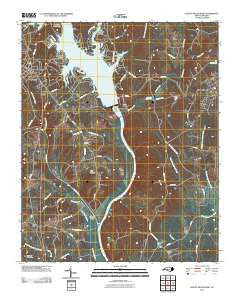 Mount Gilead West North Carolina Historical topographic map, 1:24000 scale, 7.5 X 7.5 Minute, Year 2010