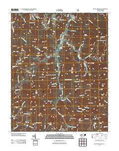 Mount Mitchell North Carolina Historical topographic map, 1:24000 scale, 7.5 X 7.5 Minute, Year 2011