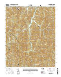 Mount Mitchell North Carolina Current topographic map, 1:24000 scale, 7.5 X 7.5 Minute, Year 2016