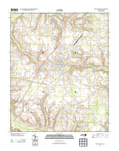 Mount Olive North Carolina Historical topographic map, 1:24000 scale, 7.5 X 7.5 Minute, Year 2013