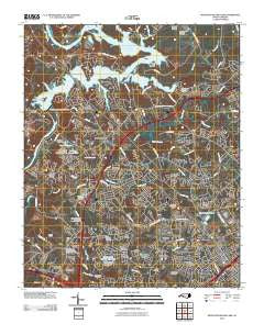 Mountain Island Lake North Carolina Historical topographic map, 1:24000 scale, 7.5 X 7.5 Minute, Year 2010