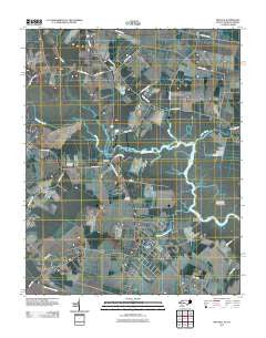 Moyock North Carolina Historical topographic map, 1:24000 scale, 7.5 X 7.5 Minute, Year 2011