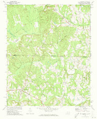 Mt. Croghan South Carolina Historical topographic map, 1:24000 scale, 7.5 X 7.5 Minute, Year 1970