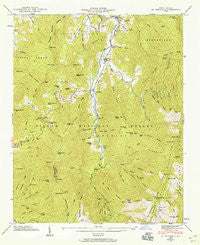 Mt. Mitchell North Carolina Historical topographic map, 1:24000 scale, 7.5 X 7.5 Minute, Year 1946