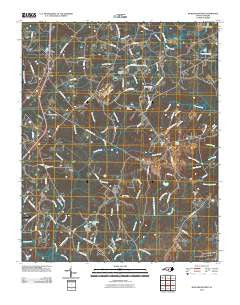 Murchisontown North Carolina Historical topographic map, 1:24000 scale, 7.5 X 7.5 Minute, Year 2010