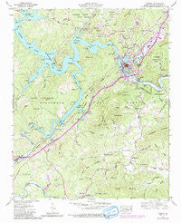 Murphy North Carolina Historical topographic map, 1:24000 scale, 7.5 X 7.5 Minute, Year 1957