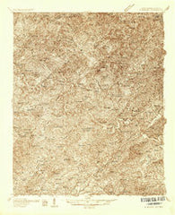 Murphy North Carolina Historical topographic map, 1:48000 scale, 15 X 15 Minute, Year 1934