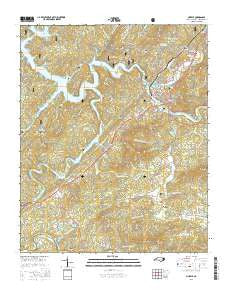 Murphy North Carolina Current topographic map, 1:24000 scale, 7.5 X 7.5 Minute, Year 2016