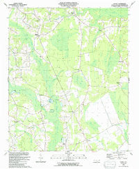 Nakina North Carolina Historical topographic map, 1:24000 scale, 7.5 X 7.5 Minute, Year 1990