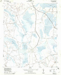 Nakina North Carolina Historical topographic map, 1:24000 scale, 7.5 X 7.5 Minute, Year 1943