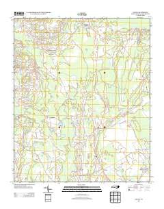Nakina North Carolina Historical topographic map, 1:24000 scale, 7.5 X 7.5 Minute, Year 2013