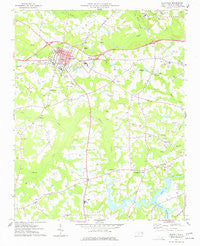 Nashville North Carolina Historical topographic map, 1:24000 scale, 7.5 X 7.5 Minute, Year 1977