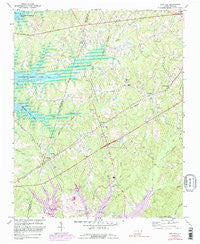 New Hill North Carolina Historical topographic map, 1:24000 scale, 7.5 X 7.5 Minute, Year 1974